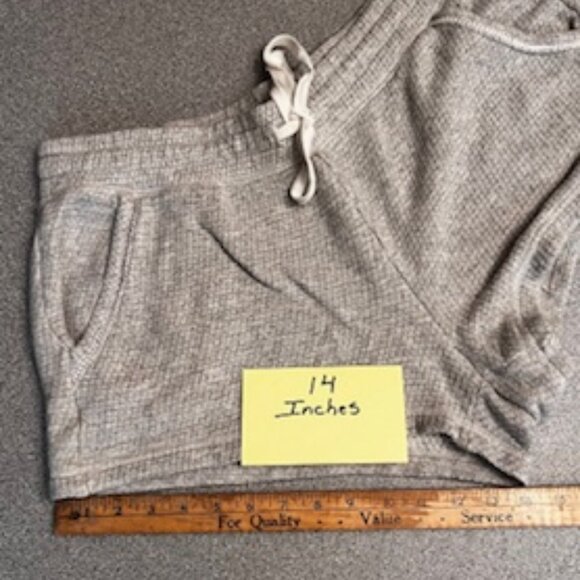 Aerie Light Gray Glitter Longe Shorts - Picture 4 of 6